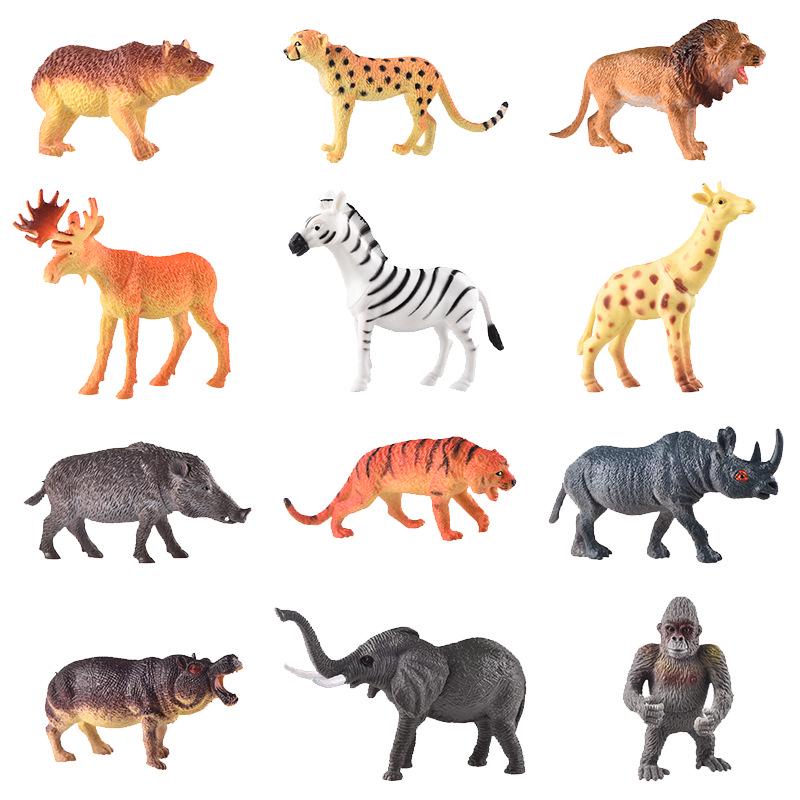 Best-Selling Dinosaur & Wild Animal Farm Model Toy Set for Children