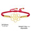 Dawapara Vintage Seed of Life Bracelet Powerful Sacred Geometric Figures Yoga Jewelry Stainless Steel Couple Bracelet