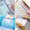 SANNIX Zipper File A4 Mesh 5 with Label for Receipt Office and 20-Pack Bags, Cases, Colors, Waterproof, Stickers, Files, Supplies, Organization,