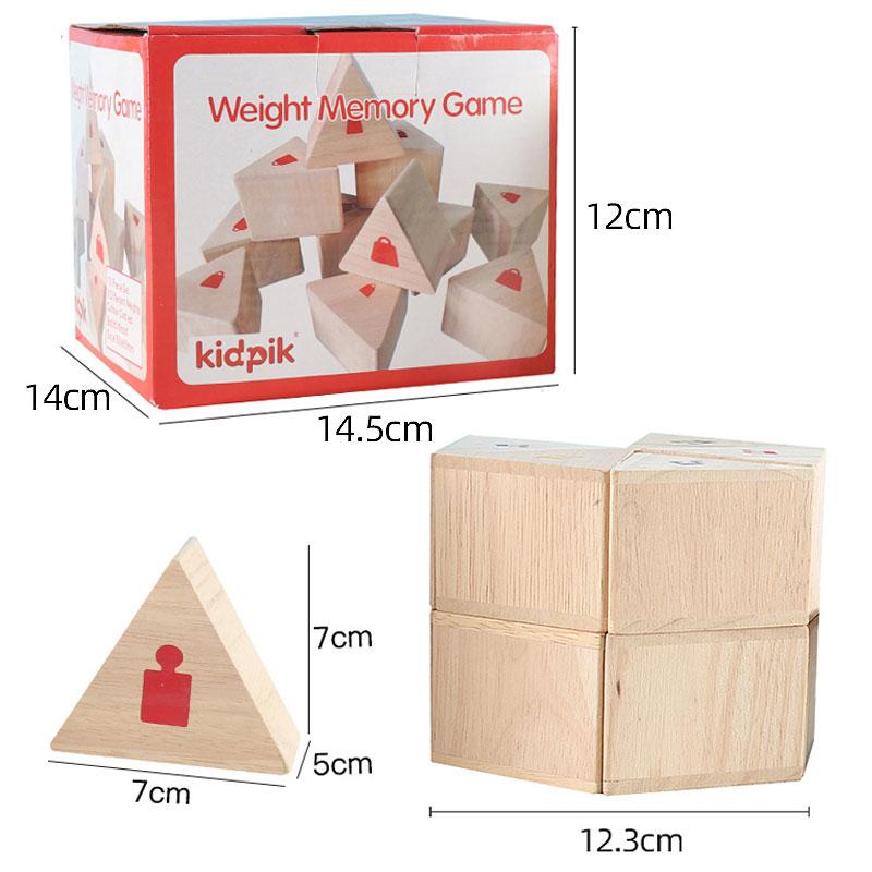 

Montessori Sound Pairing Wooden Toys Children Big Block Weight Sensory Memory Games Parish Perceptual Learning Educational Toys