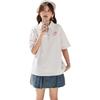 TonLion 2025 Summer Women's Dessert Print Short Sleeve Polo Shirt