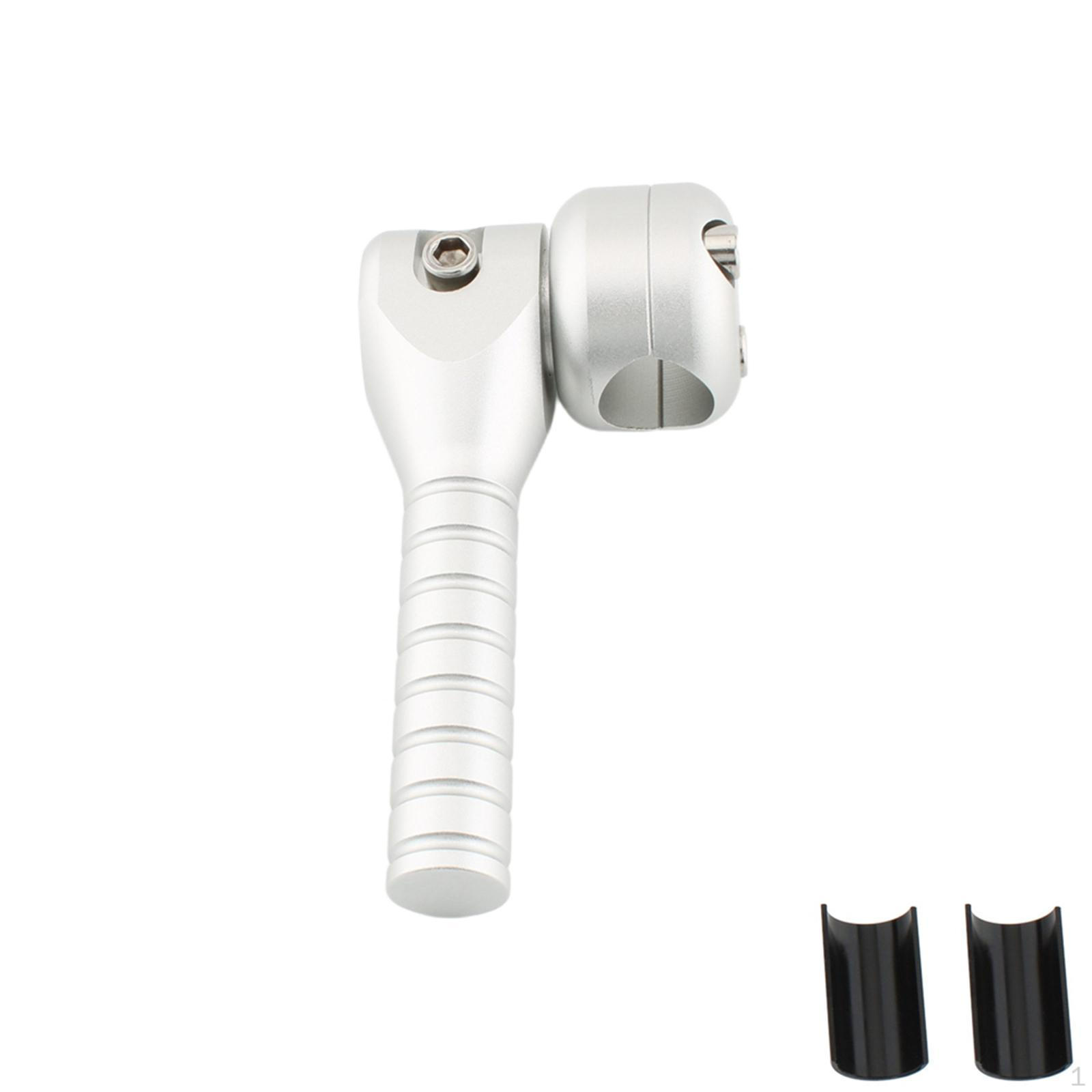 

Additional Lifting Handle for Motorcycles, Ergonomic Folding Handle, Accessory Made of -resistant Siliver