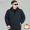 8XL Plus Size Men's Padded Jacket Winter Detachable Cap Padded Jacket Warm Jacket Men's Loose Padded Jacket