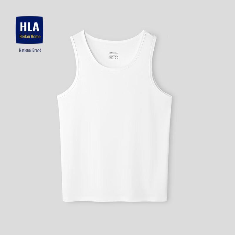 

HLA Мужская дышащая майка без рукавов, однотонная, 2 шт. L