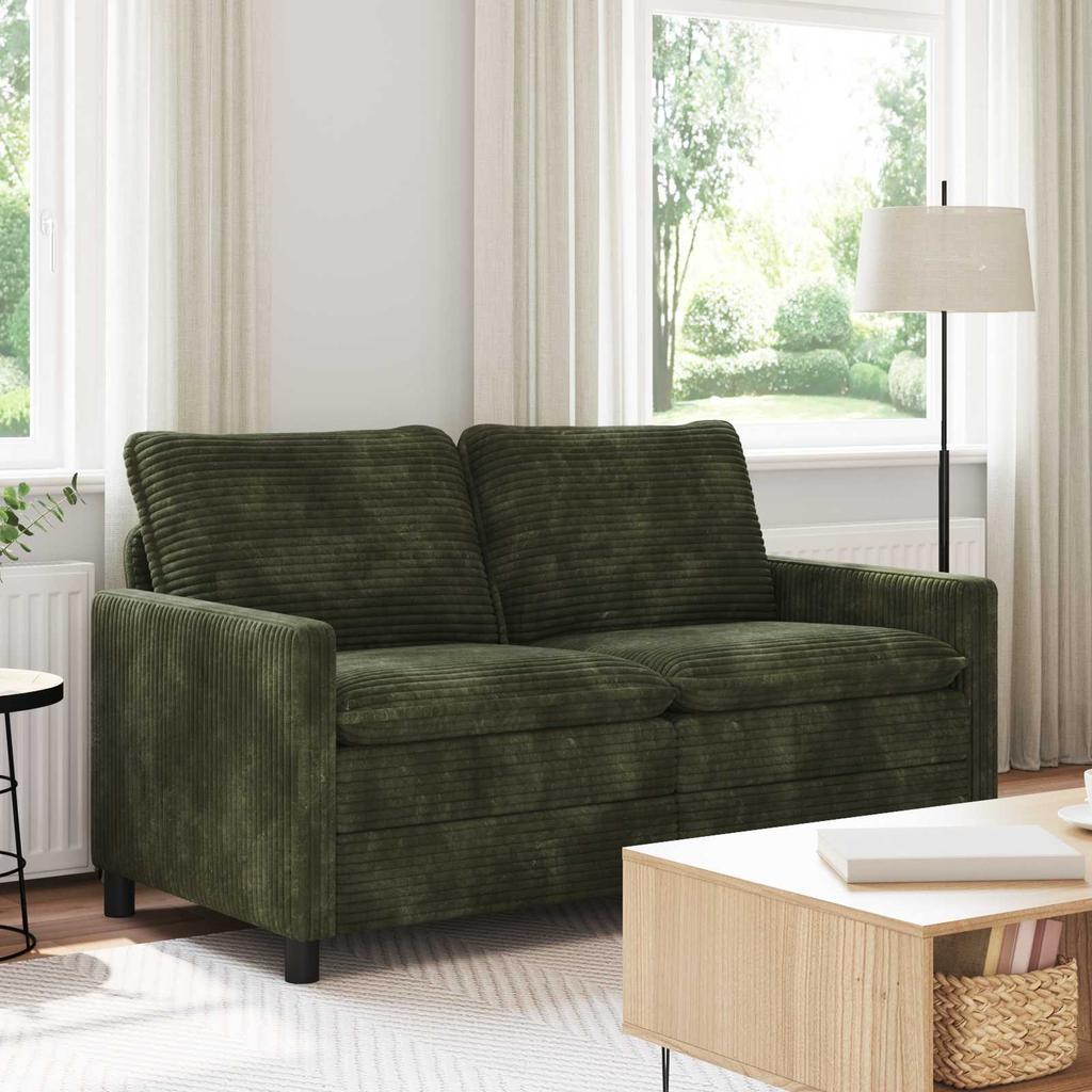 Green Sofa 156 X 81 X 87.5 Cm Polyester