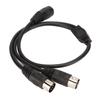 Flexible Sound Connecting Cable 5 Cores DIN 5 Pin Y Splitter  Audio Connections