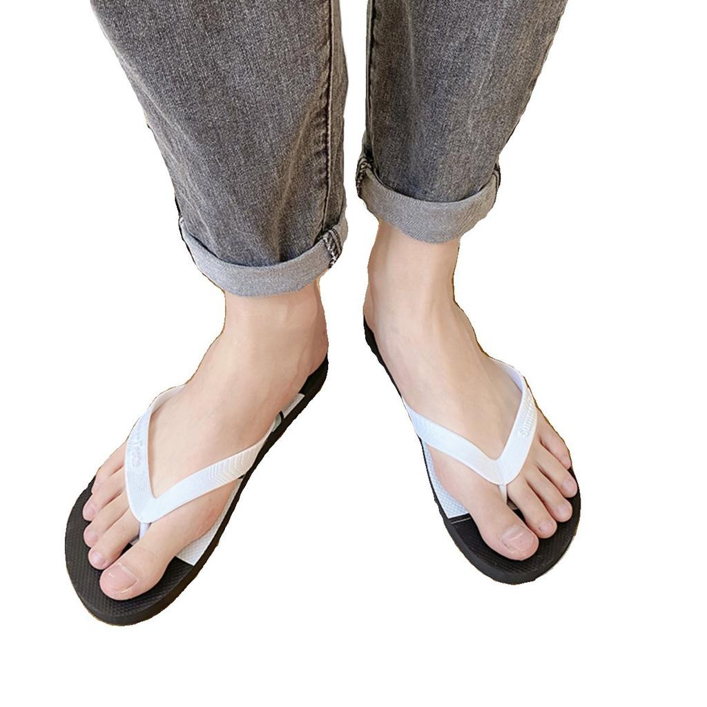 Flip-flops men's shoes casual summer non-slip thick-soled sandals beach shoes couple cool slippers