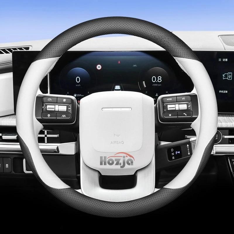 Leder Auto Lenkradbezug für Hyundai I30 Tucson Ioniq N Grand I10 Elantra I30n I20 Ix35 Palisade Ix20 Kona Santa fe