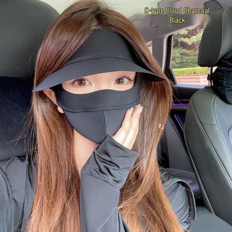 Women's Outdoor Sun Protection Brimmed Face Mask