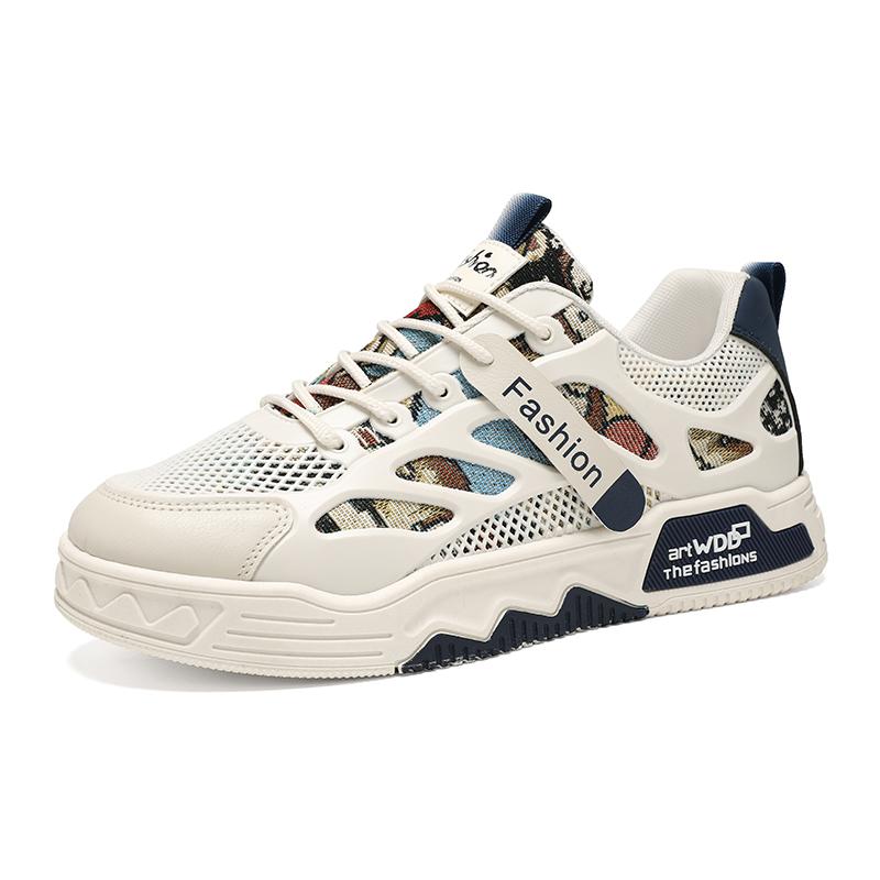 2024 Men's Low-top Sneakers Trendy Breathable Canvas Shoes Men's Outdoor Leisure All-match Running Shoes Zapatillas De Hombre