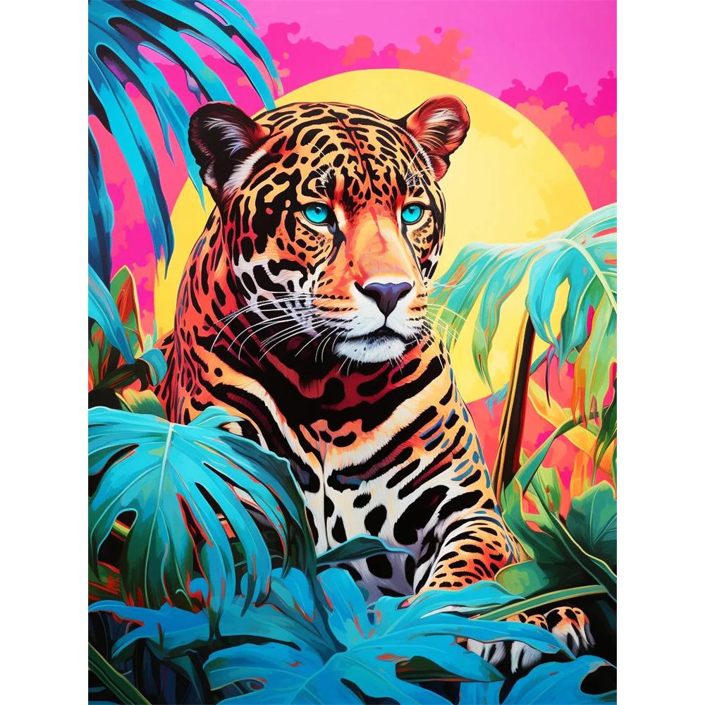 5D DIY Diamond Painting Animal Colorful Lion  Round Drill Embroidery Butterfly Owl Home Decor Cross Stitch Kits