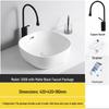 Tengxiang Ceramic Sink: White Floor-Standing Luxury Basin with Cabinet for Bathroom or Balcony