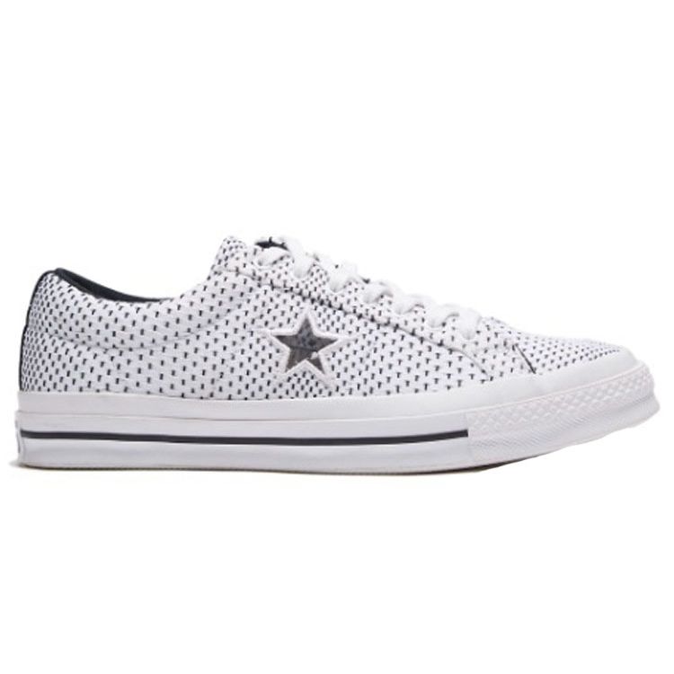 Converse One Star Polka Dot Low Top Canvas Sneakers Unisex Sneakers White 164605C