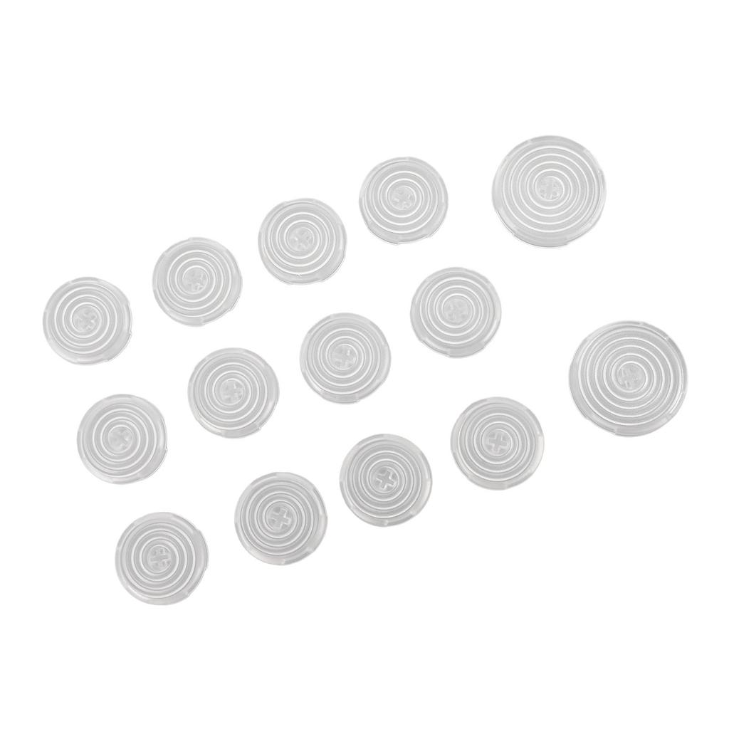 14 Pcs Fighting Game Keyboard Keycap 22.5mm 28.5mm Fight Stick Key Cover for Replacement