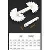 Gear-Tooth Screw Pitch Gauges Tools Carbon Steel Lathe Combination Tools