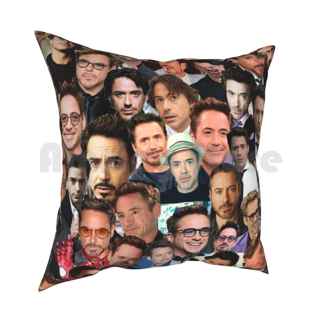 Robert Downey Jr Collage Pillow Case Printed Home Soft DIY Pillow Cover Robert Downey Jr Robert Downey Junior Robert