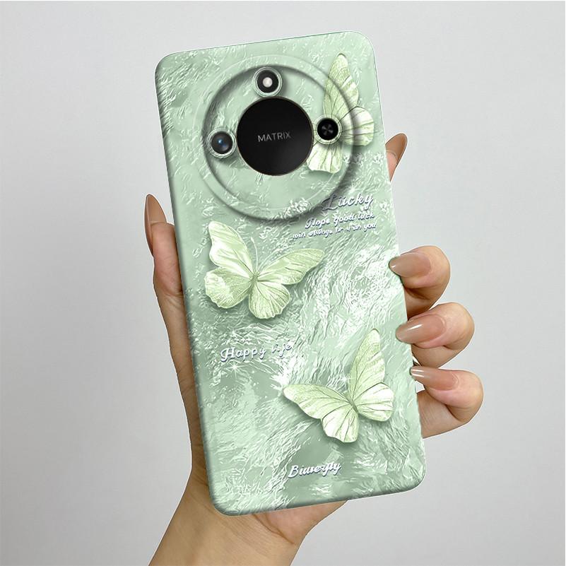 For Honor X9C Smart Phone Case X9cSmart Soft Silicone Funda Sweet Painted Fashion Cartoon Protective Capa Lovely Printing Cover