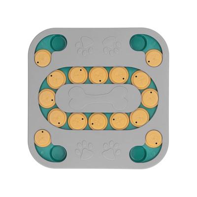 Giocattoli Puzzle per Cani Educativi Alleviano la Noia Gioco Dispenser di Cibo per Cani per Addestramento Interattivo Grigio
