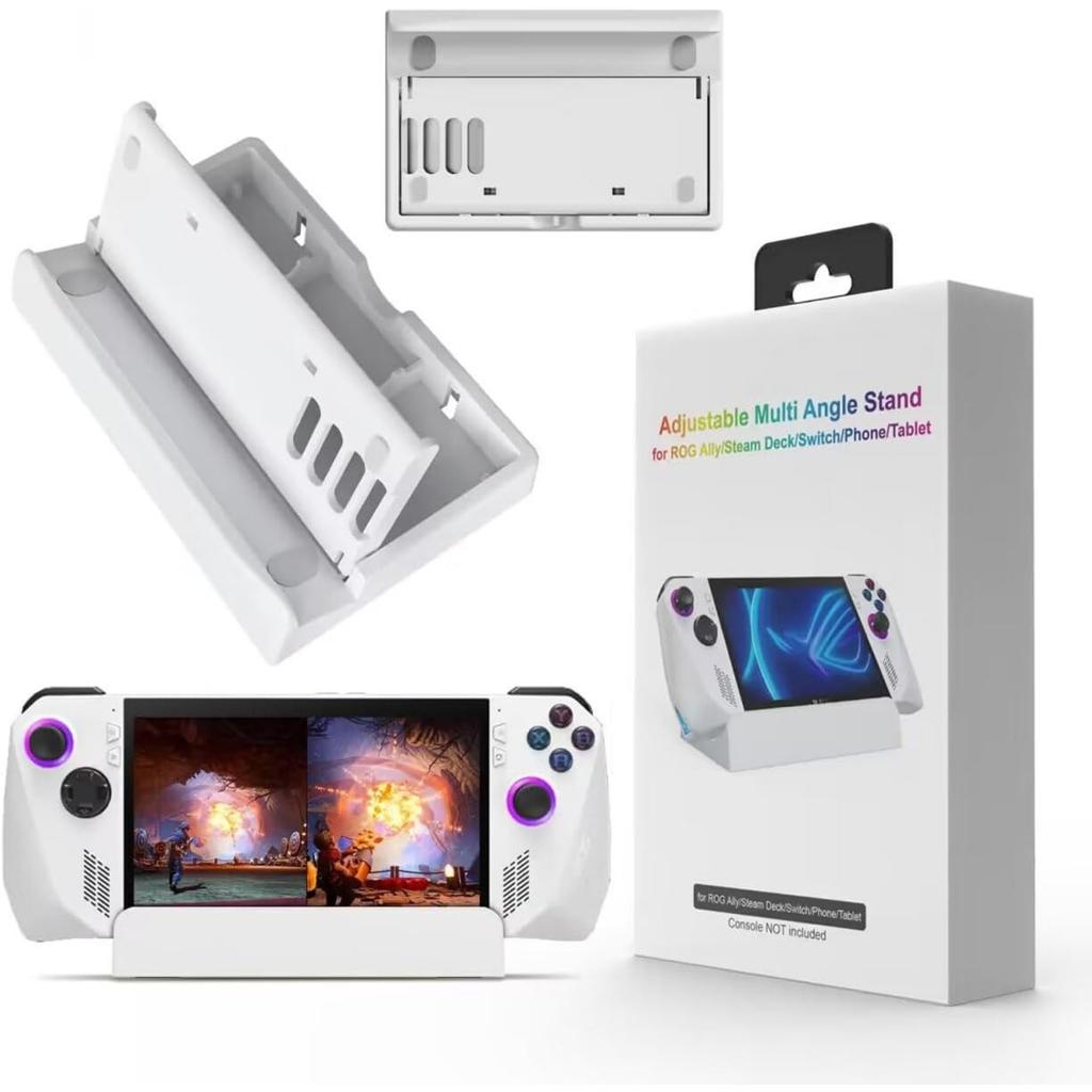 Bază de suport ASUS ROG Ally pentru Steam Deck Suport portabil pentru jocuri Bază de suport pliabilă, reglabilă, anti-alunecare, compatibilă cu Steam Deck/Switch/Telefon