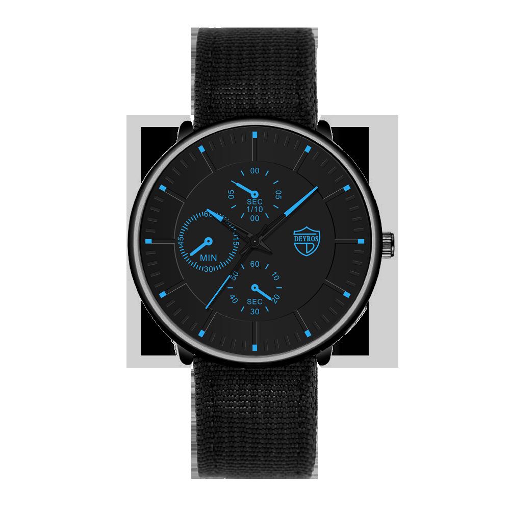 Fashion Men S Watch Nylon Strap Quartz Watch Male Student Simple Watch