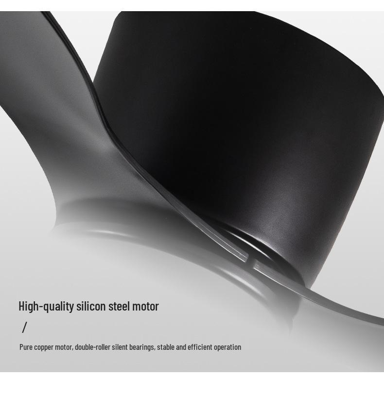 High Power Retro Black Ceiling Fan for Home or Commercial Use - No Light