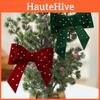 Seasonal Christmas Decor With Heart Shaped Fabric Ornaments And Bow Accents For Celebrations