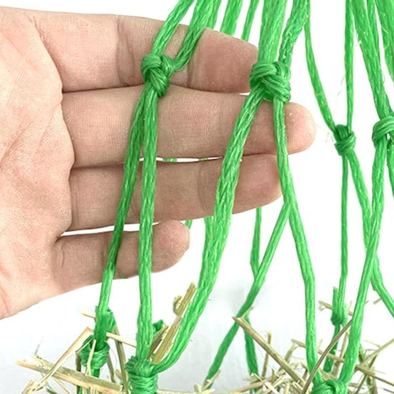 2 Stück Großes langsames Futterheu-Netz für Pferde 40 Zoll Löcher Fördert natürliches Weideverhalten