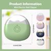 Portable Electric Nail Trimmer with LED Light USB-C Rechargeable Electric Nail Clippers Low Noise Automatic Nail Clipper Adult