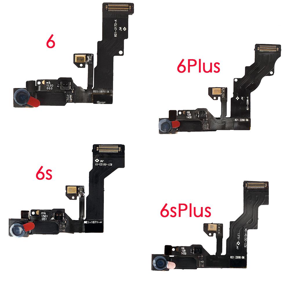 Full Set LCD Parts Replacement For iPhone 6 6P 6S Plus Front Camera Home Button Flex Cable Ear Speaker Screw