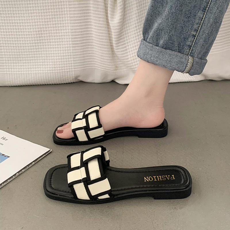 Fashion 2025 Roman Sle Women's Sandals Outdoor Wear Comfortable Breathable Slip-On High Quali Summer oes Faionable Casual Loa...