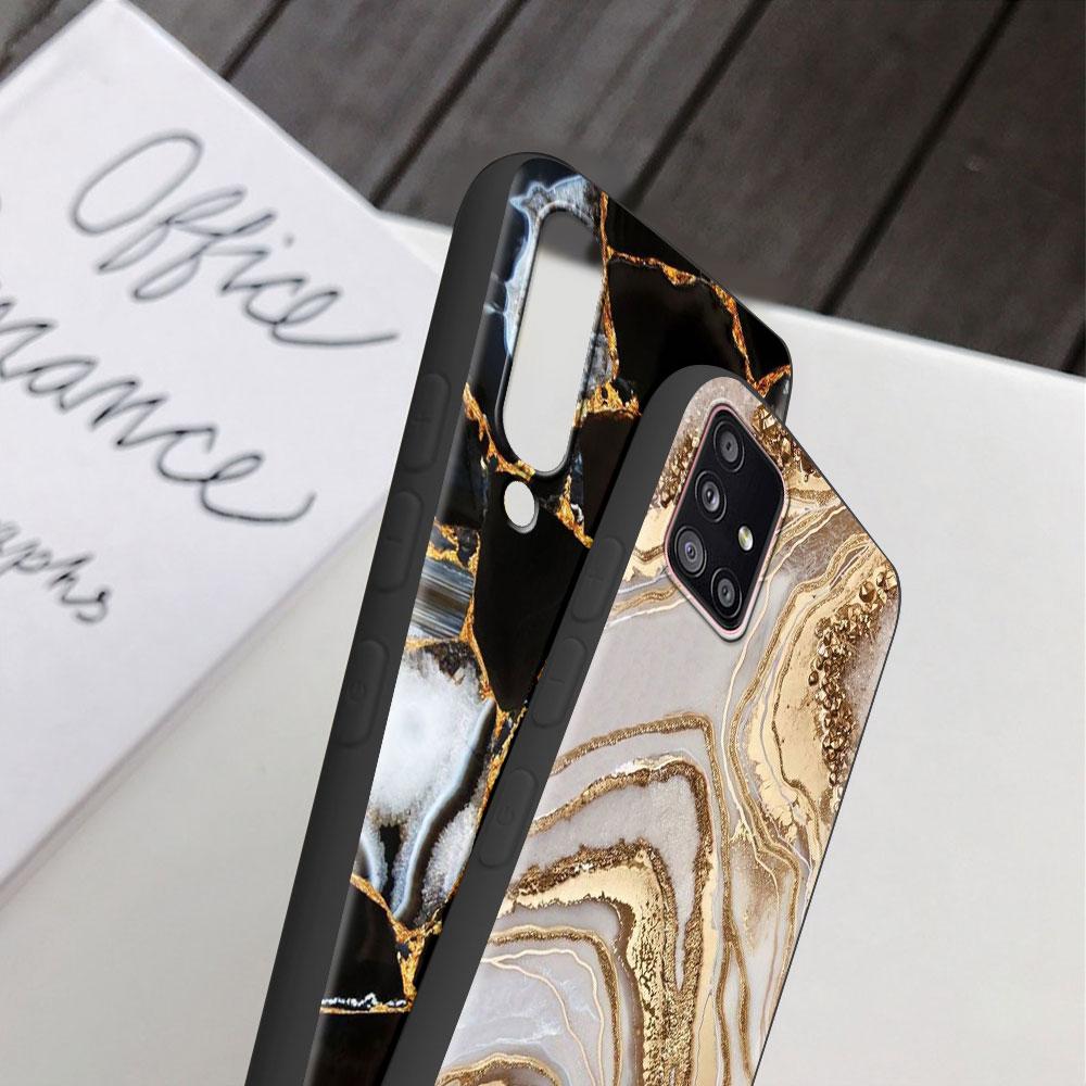 Case For Samsung Galaxy A52 A12 A51 A32 A21s A71 A53 A13 A32 A72 A31 A33 A22 A03 A41 Phone Cover Marble