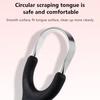 Tongue Cleaner Portable Case Stainless Steel Color Tongue Scraper Adult To Remove Bad Breath Mouth Cleaner Board Reuse Oral Care