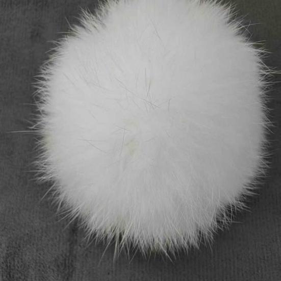 5 Stück Pelzball Katzenspielzeug Weicher Flauschiger Kunstpelzball Waschbarer Flauschiger Ball Katzen-Hasen-Kick-Spielzeug für Indoor-Übungen Jagd- und Beutetrieb