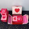 Gradient Surprise Jumping Red Envelope Birthday Gift Box - Money-Dispensing Explosion Box for Girlfriend
