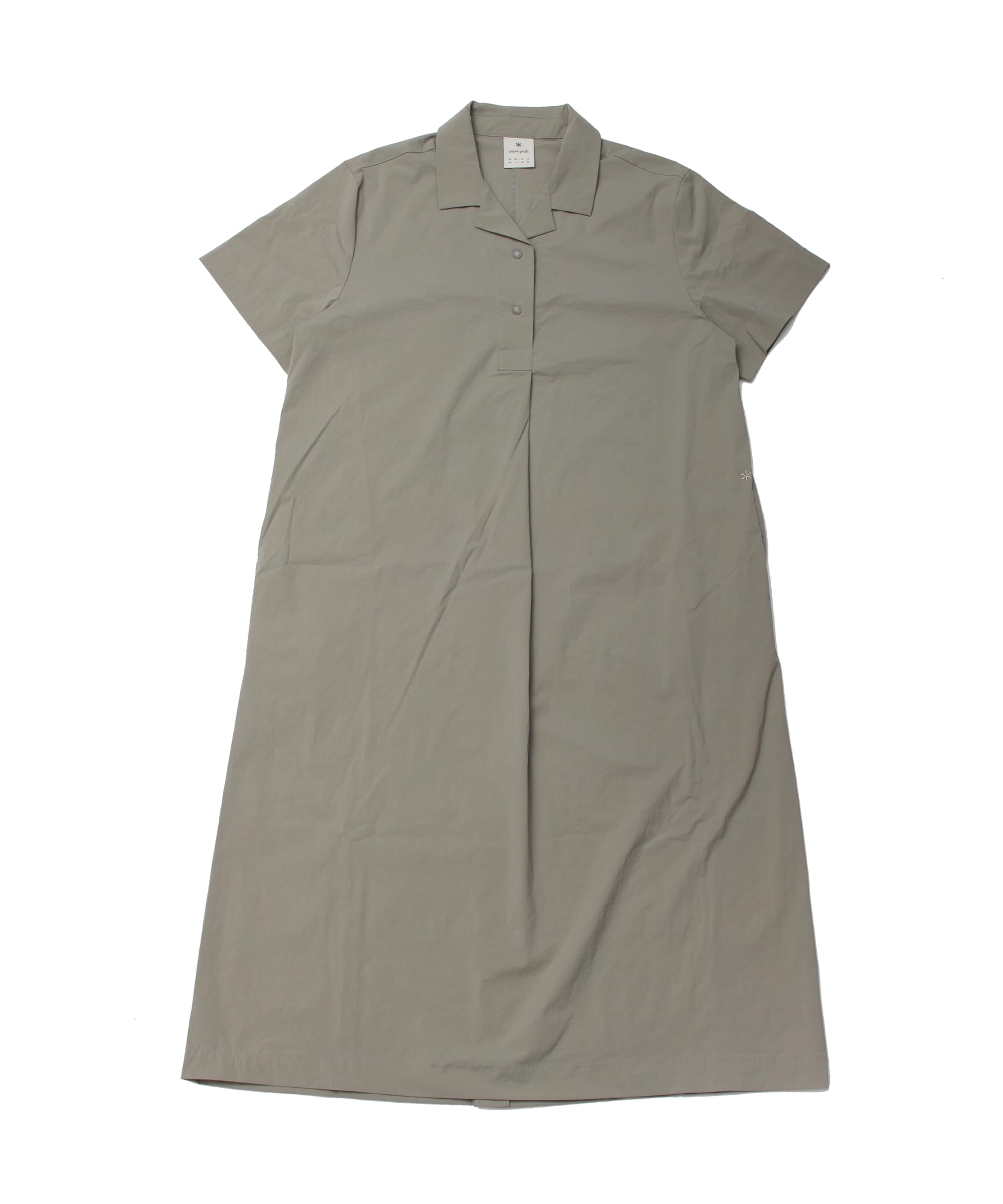 

Snow Peak Cooling Root Collared Dress S BEIGE GREY Dress Casual Women s