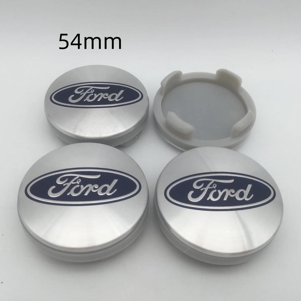 Nowe naklejki samochodowe 2026 4 szt. 3D do ford 54mm 63mm 66mm Emblemat samochodowy Nakładki na środek piasty koła Naklejka Odznaka naklejka Naklejka styling auto Acc
