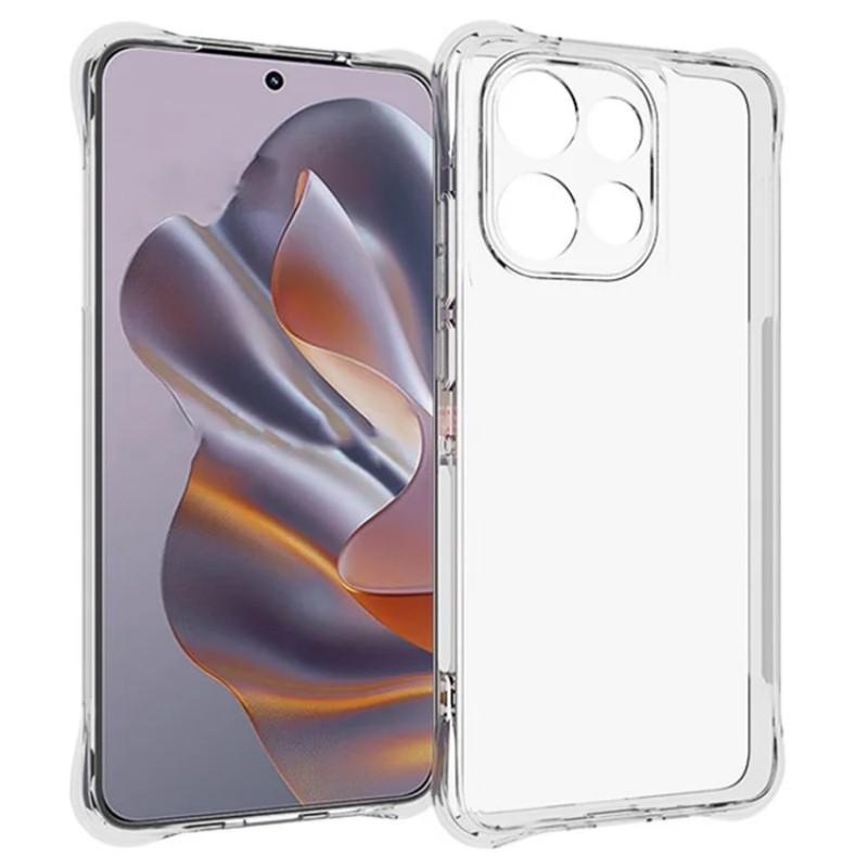 For Motorola Edge 50 Neo 5G Clear TPU Case WANLONFENG TM Series 2.0mm Phone Back Cover