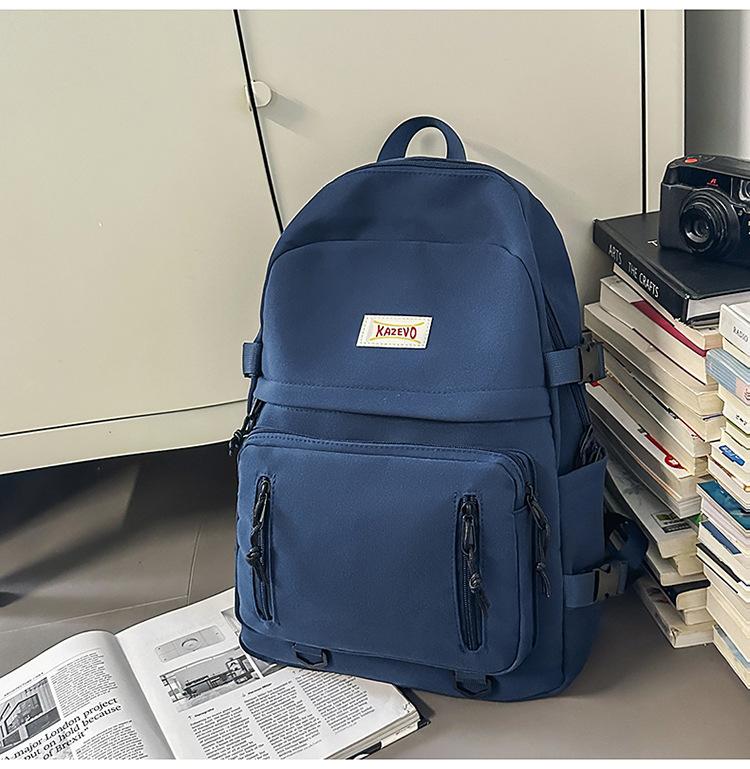 

Подростковый школьный рюкзак женский большой вместимости новый повседневный универсальный рюкзак для альпинизма и путешествий синий