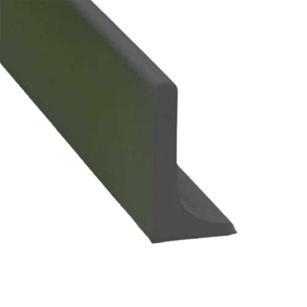 

Гибкий напольный удерживающий барьер L-образный душевой барьер Силиконовый водный барьер Туалетные раковины Black-1M