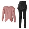 Gym Sports Yoga Suit  Spring And Summer Plus Size Loose Quick-Drying Two-Piece Suit