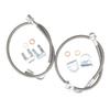 2PCS Rear Brake Lines 89708 Extended For 4-6in Lift For Jeep For Wrangler JK For Jeep For Wrangler JK 2WD/4WD 2007-2018