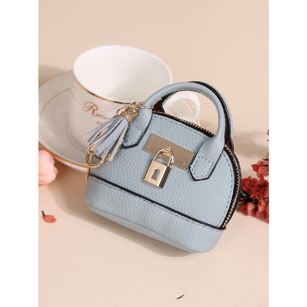New Mini Change Bag Women's Creative Coin Bag Keychain Bag Japanese and Korean Version Mini Simple and Cute Small Change Bag