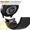 Armband für Samsung Galaxy Watch 7 6 4 classic/5 Pro 44mm 40mm 45 47 Ohne Lücken Geflochtenes Magnetisches Armband correa Galaxy watch 7 Armbänder