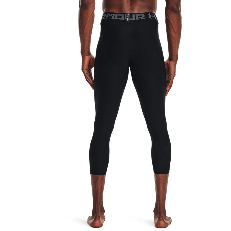Under Armour HeatGear® Armour Graphic Training Compression Capris Men Bottoms Black 1364602-001