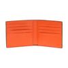Gucci Vintage Stripe Short Fold Leather Wallet Men Wallets Orange 408827-CWGRN-7572