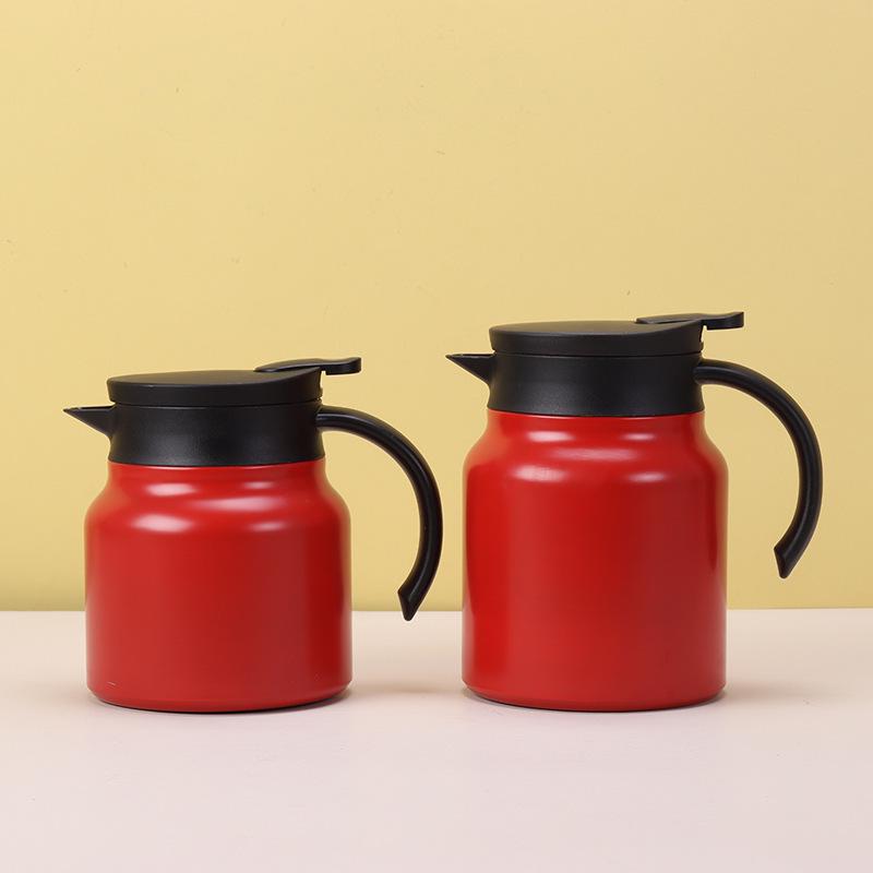 316 Stainless Steel Insulated Stewing Teapot with Temperature Display, Water Separation, and Customizable Patterns - Large Capacity.