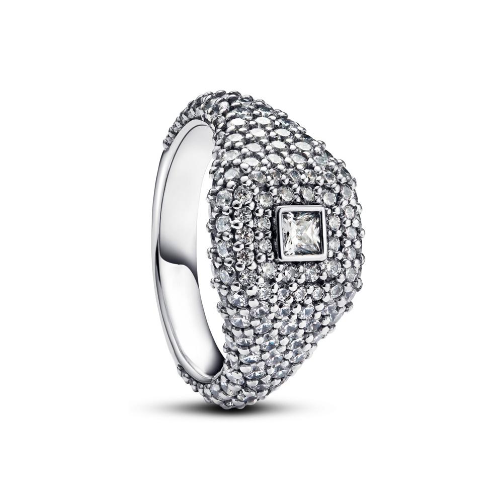 Love hollow heart-shaped bow all white size 6 7 8 9 ring 925 sterling silver ring wedding fashion high-end jewelry women 2026