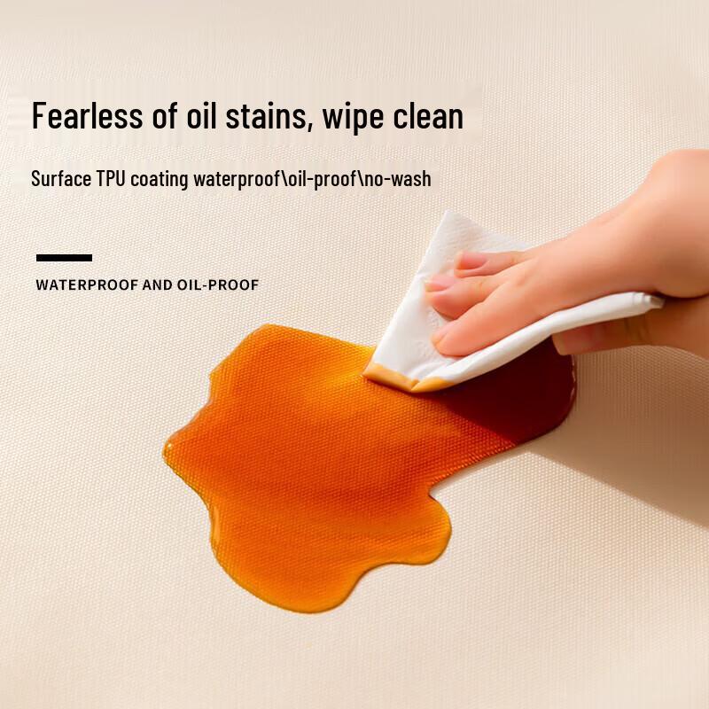 Waterproof Oil-Proof Rectangular Dining Tablecloth