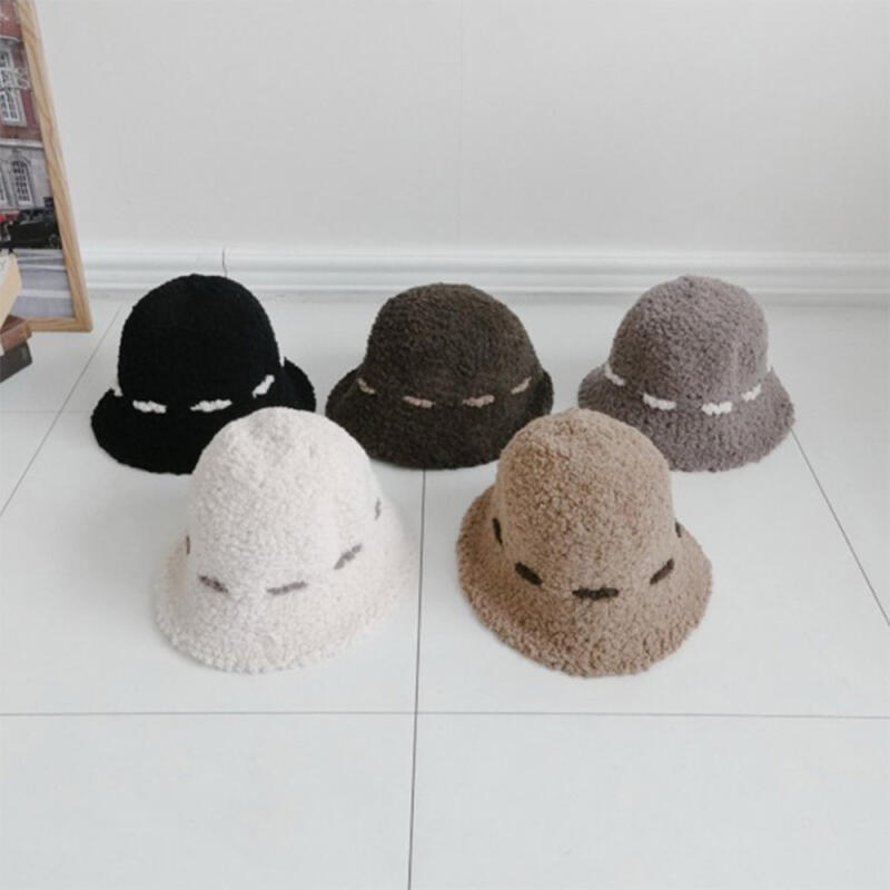 Women s Soft FW Color Block Knit Dumble Hat C8557_Black