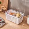 ZISIZ Transparent Draining Refrigerator Egg Storage Drawer
